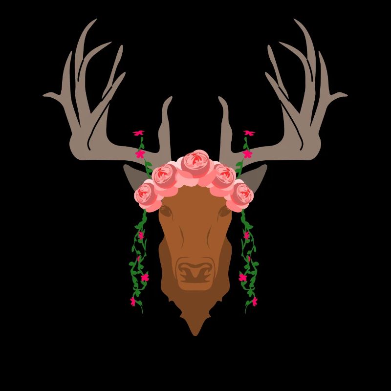 Dirndl Deer Antlers Robe traditionnelle