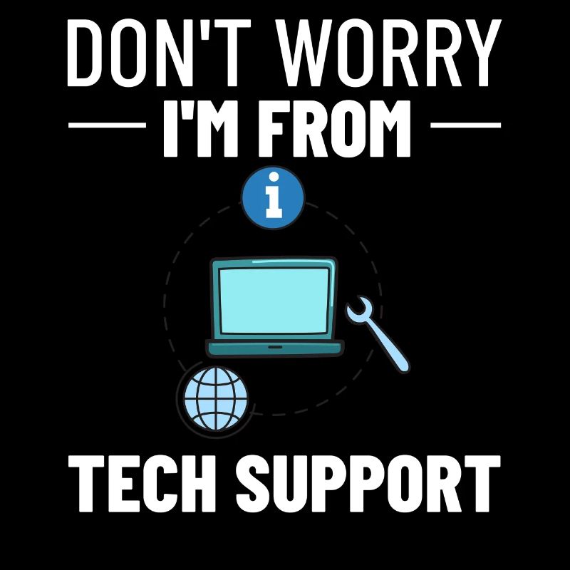 Tech Support IT Technischer Hilfe Helpdesk