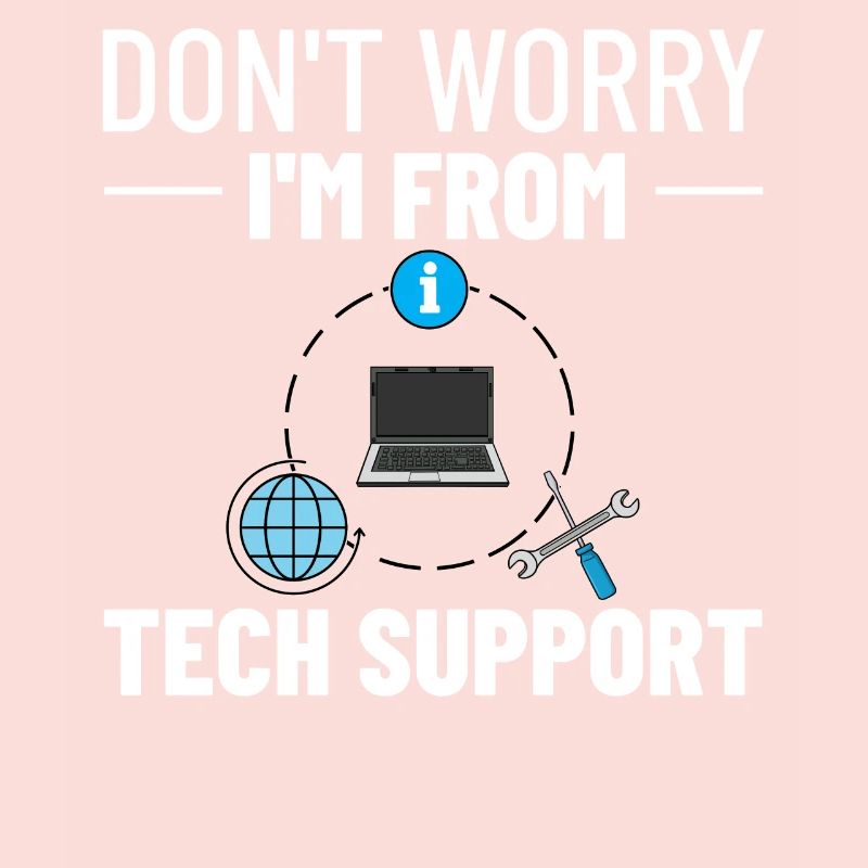 Tech Support IT Technischer Hilfe Helpdesk