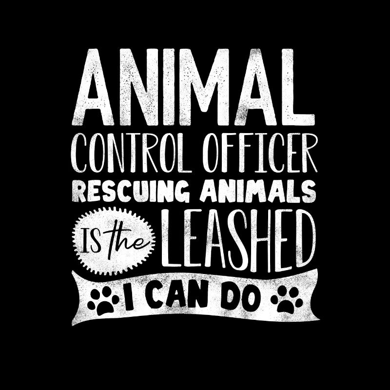 Animal Control Officer Rescuing Animals