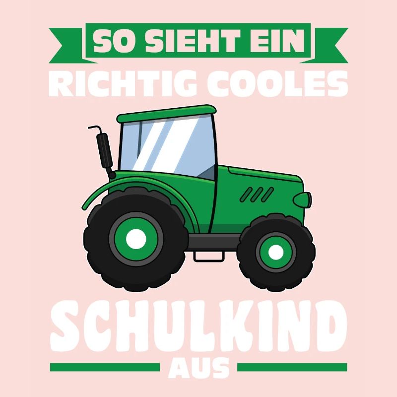 Schulkind Traktor Schulbeginn Geschenk