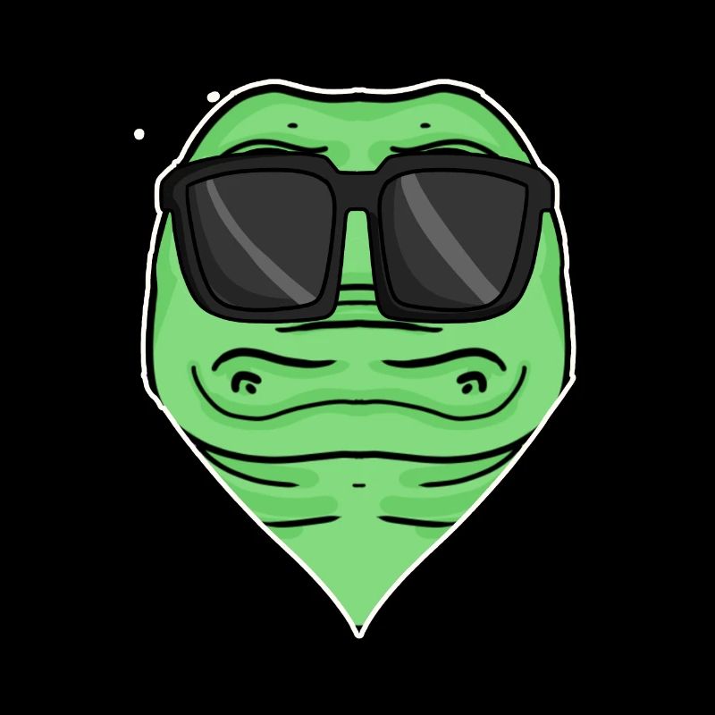 Crocodile cool avec lunettes de soleil