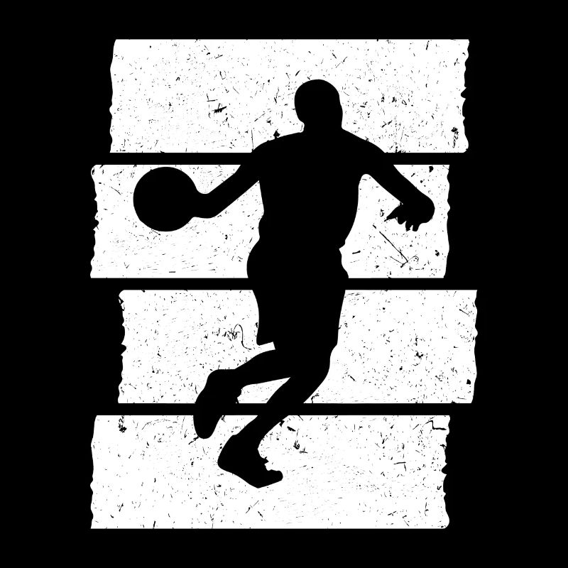 Basketteur de basket-ball Sunset