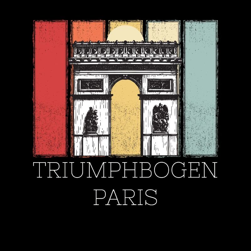Français rétro de l’Arc de Triomphe de Paris