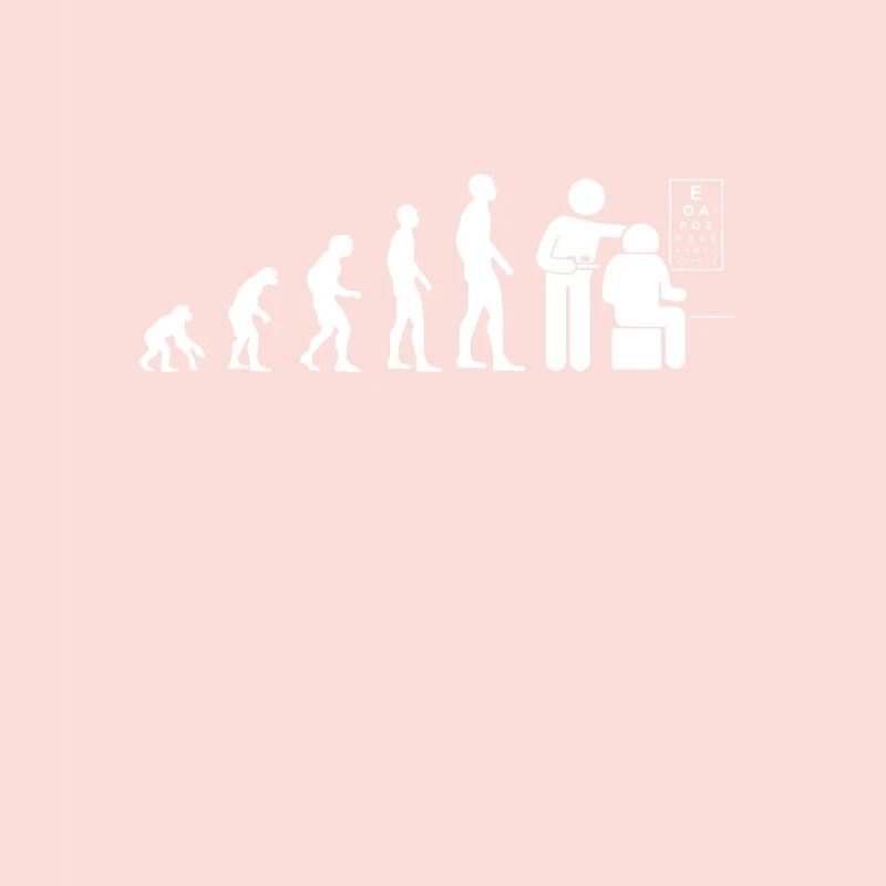 evolution optiker humor personalisiertes geschenk