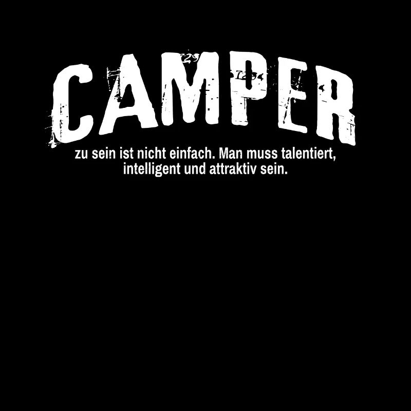 Camper zu sein ist nicht einfach Lustig Camping