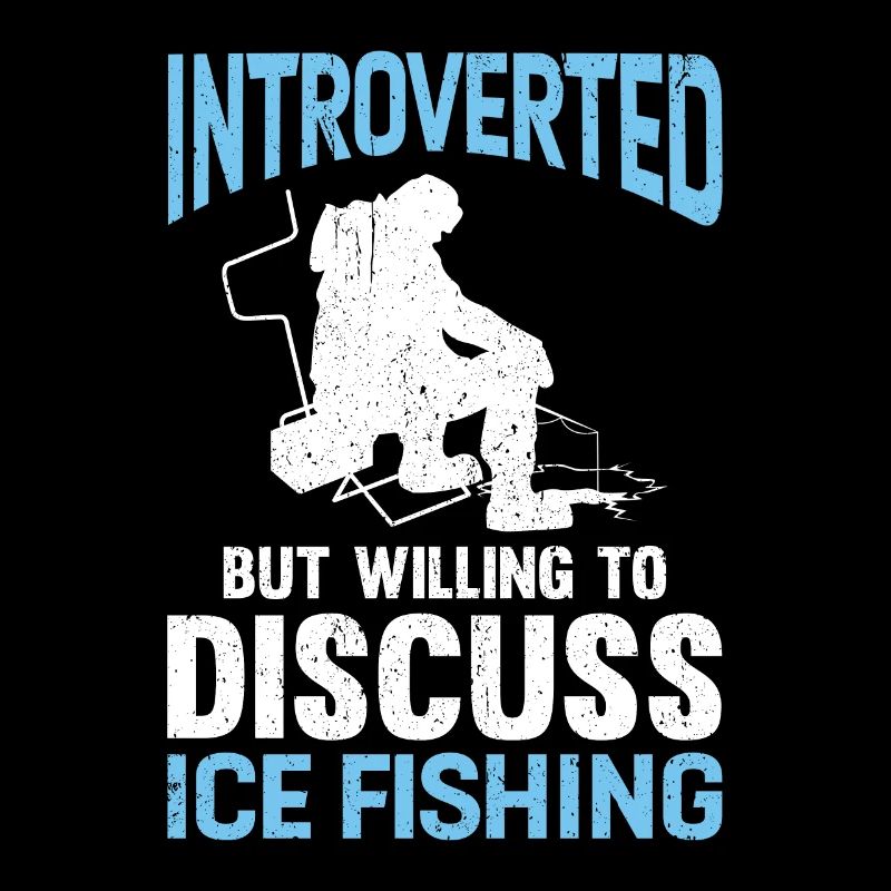 Introverti Discuter de la pêche sur glace