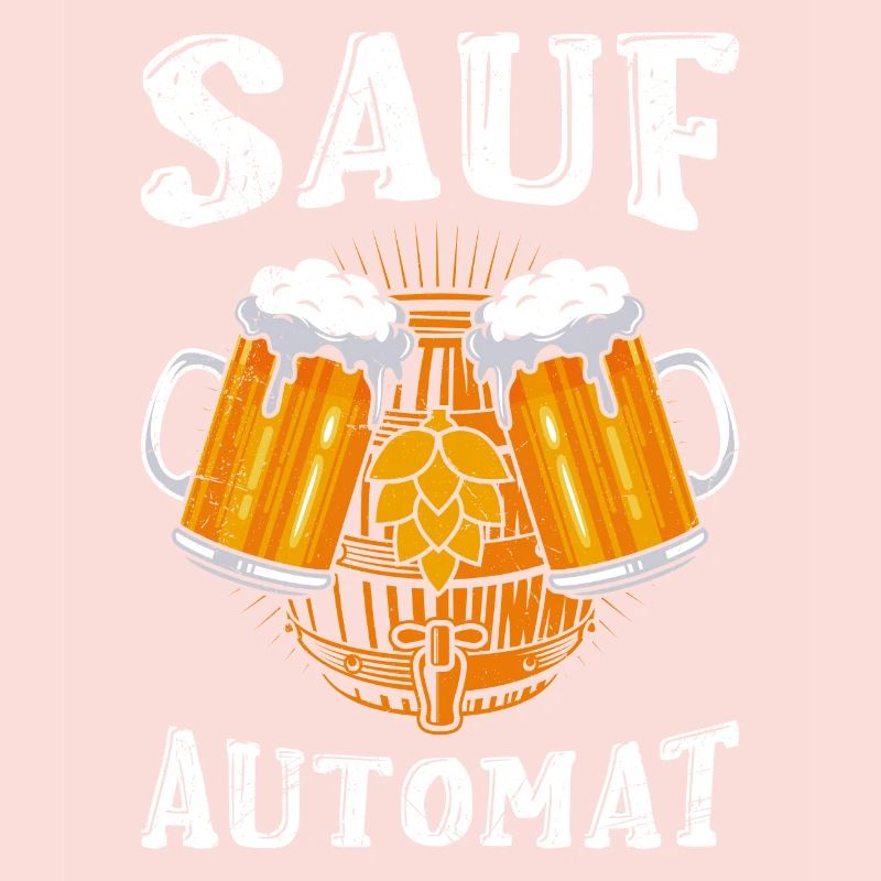 Sauf Automat Biertrinker Bier