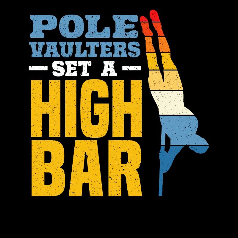 Pole Vaulters Set A High Bar Pole Vaulting