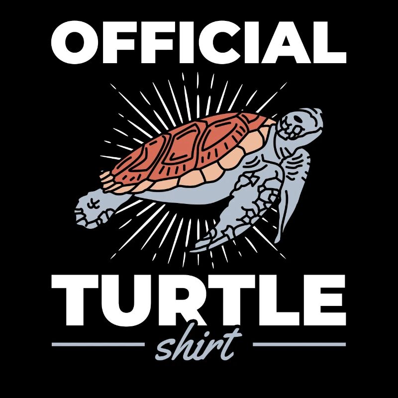 Official Turtle Shirt Turtle Lovers