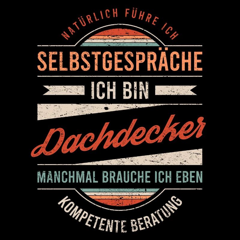 Dachdecker Arbeitskollege Kollege Geschenk Retro