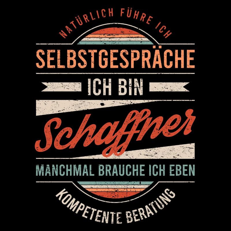 Schaffner Arbeitskollege Kollege Geschenk Retro