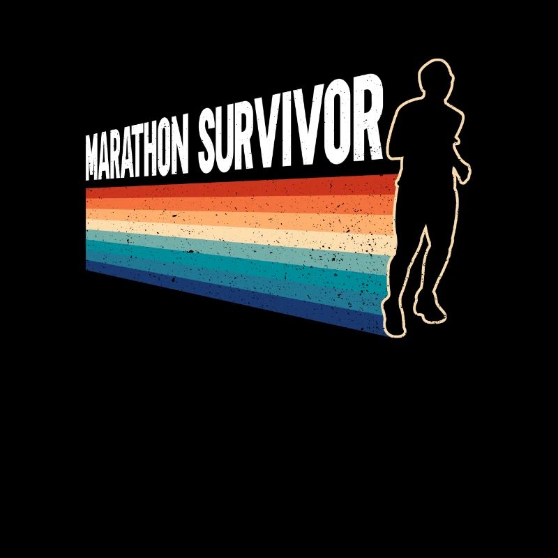 Marathon Überlebender - Marathon Läufer