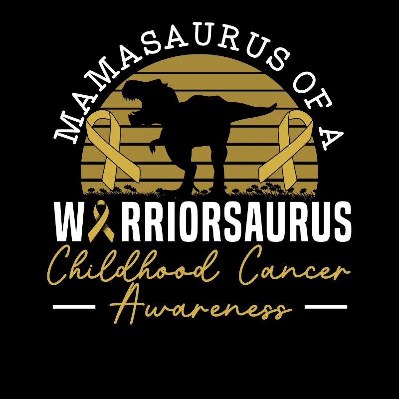 Mamasaurus d’un cancer de l’enfant Warriorsaurus