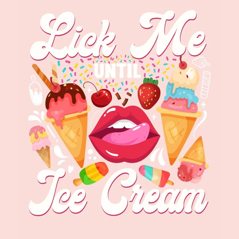 Crème glacée Pun Cone Popsicle Bouche
