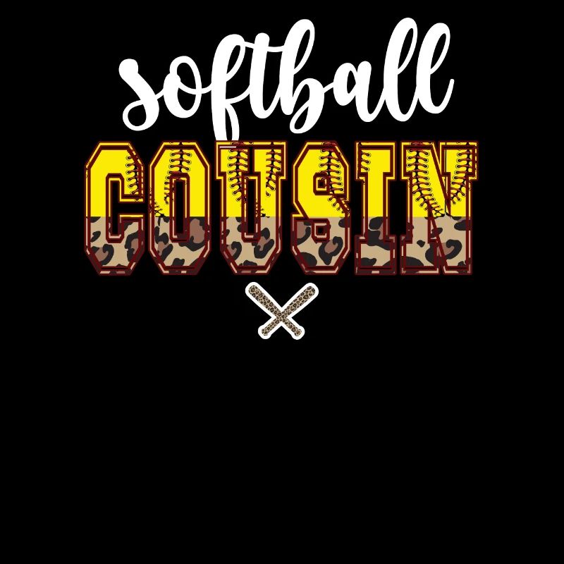 Stolzer Softball-Cousin Eines Softballspielers