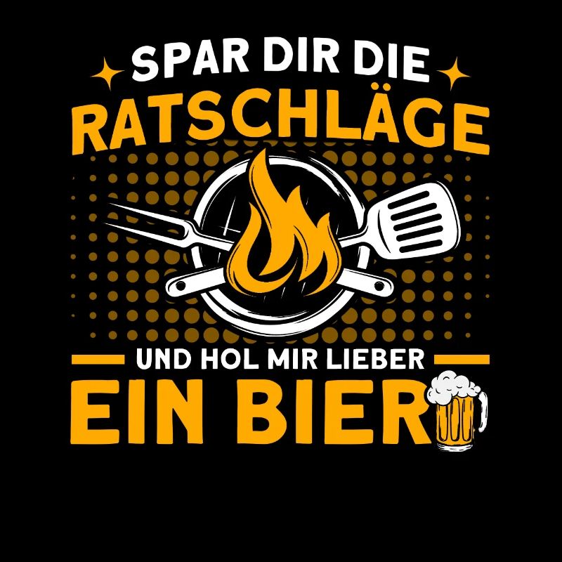 Hol Mir Lieber Ein Bier BBQ Grillmeister Spruch
