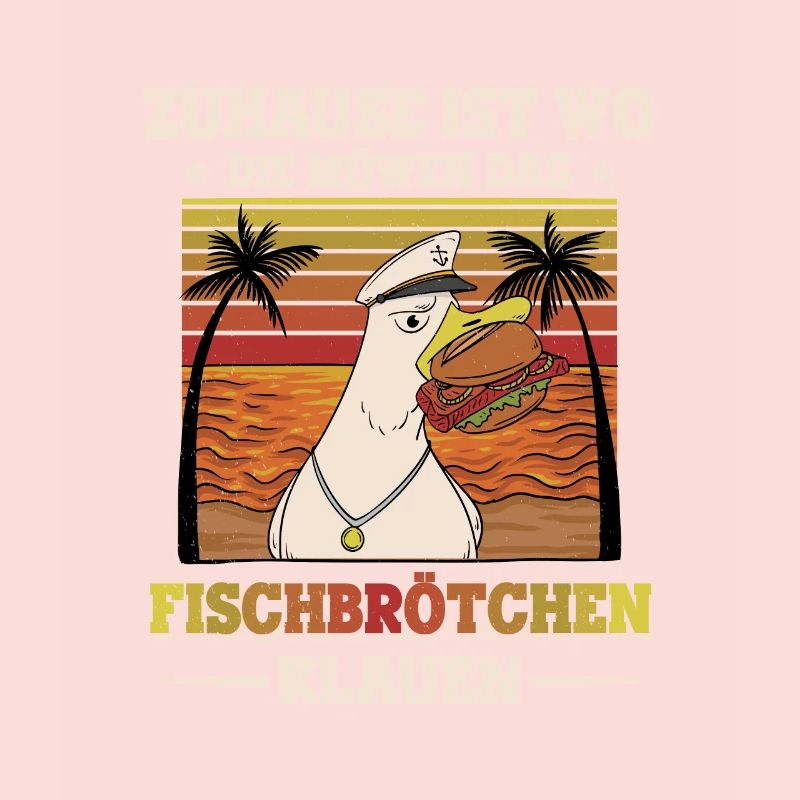Fischbrötchen Möwe Norddeutsch