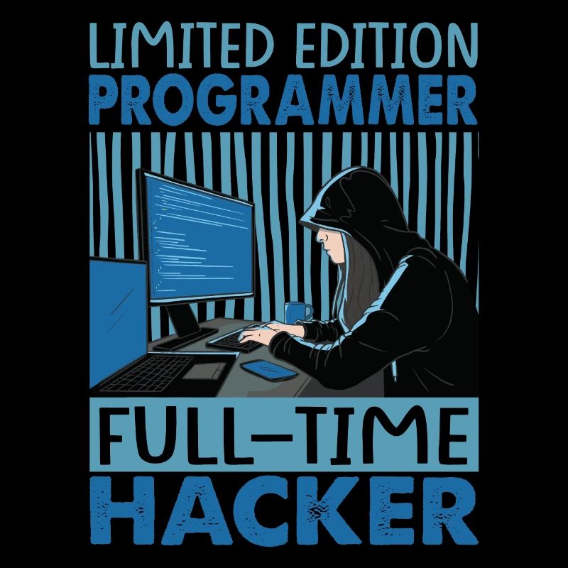 Limited Edition Programmer Full-Time Hacker - Funn