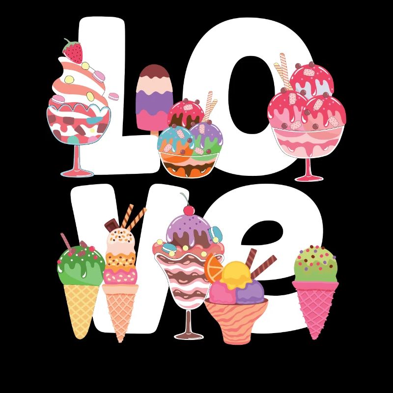 Ice Cream Cone Popsicle Love