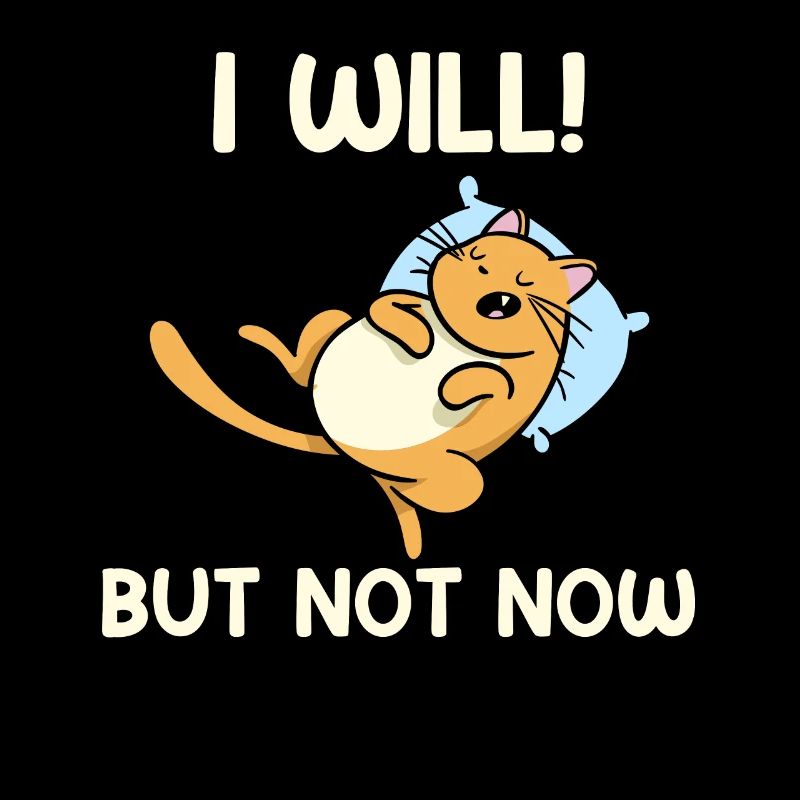 But I don't do it now
