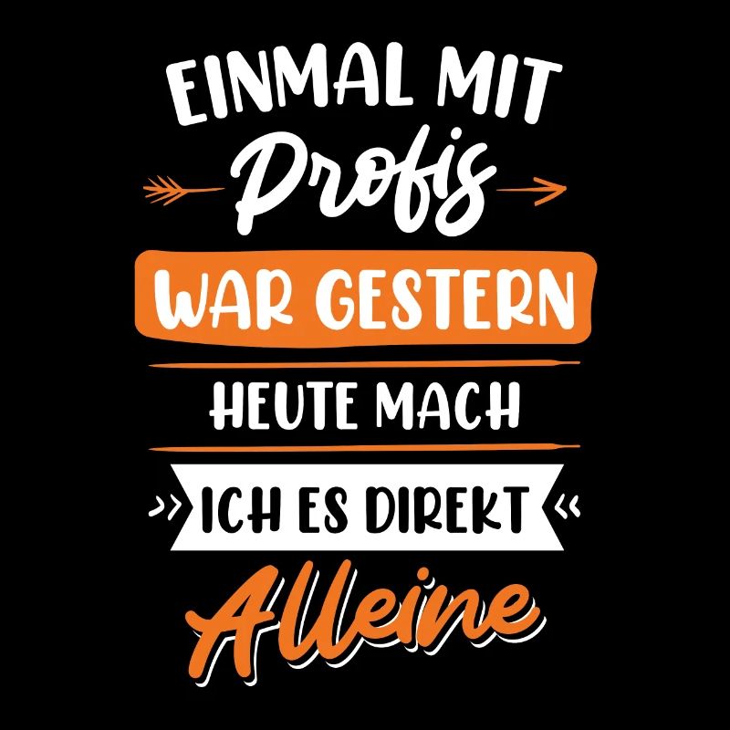 Einmal mit Profis war gestern