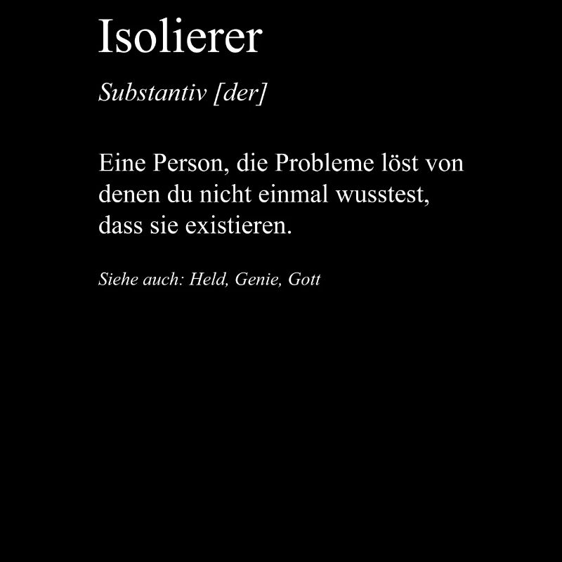 Isolierer I Isolierfacharbeiter oder
