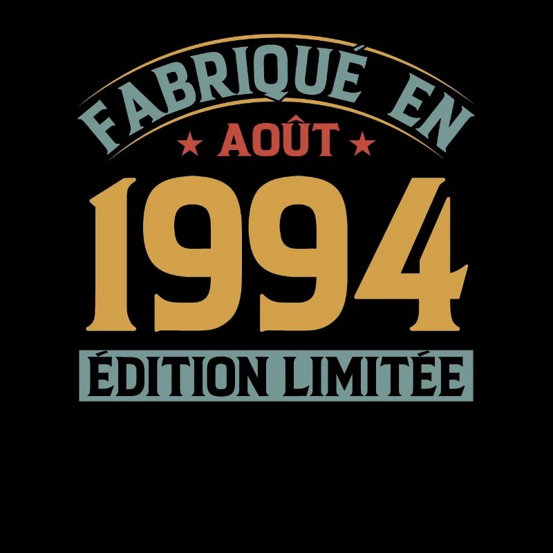 Août 1994 Original Idée Cadeau Anniversaire