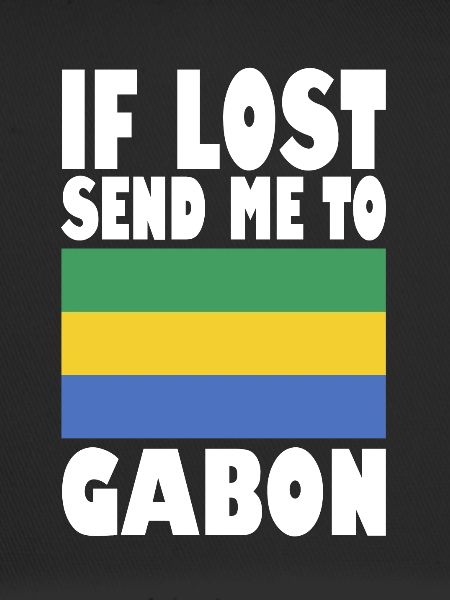 Gabon Flag Saying