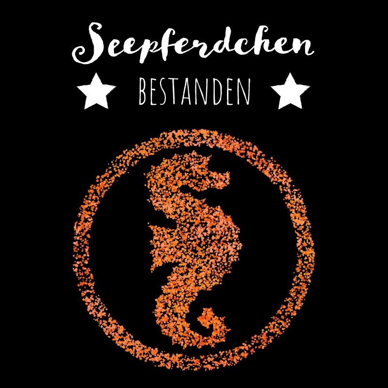 Seepferdchen Seepferd Bestanden Abzeichen Geschenk