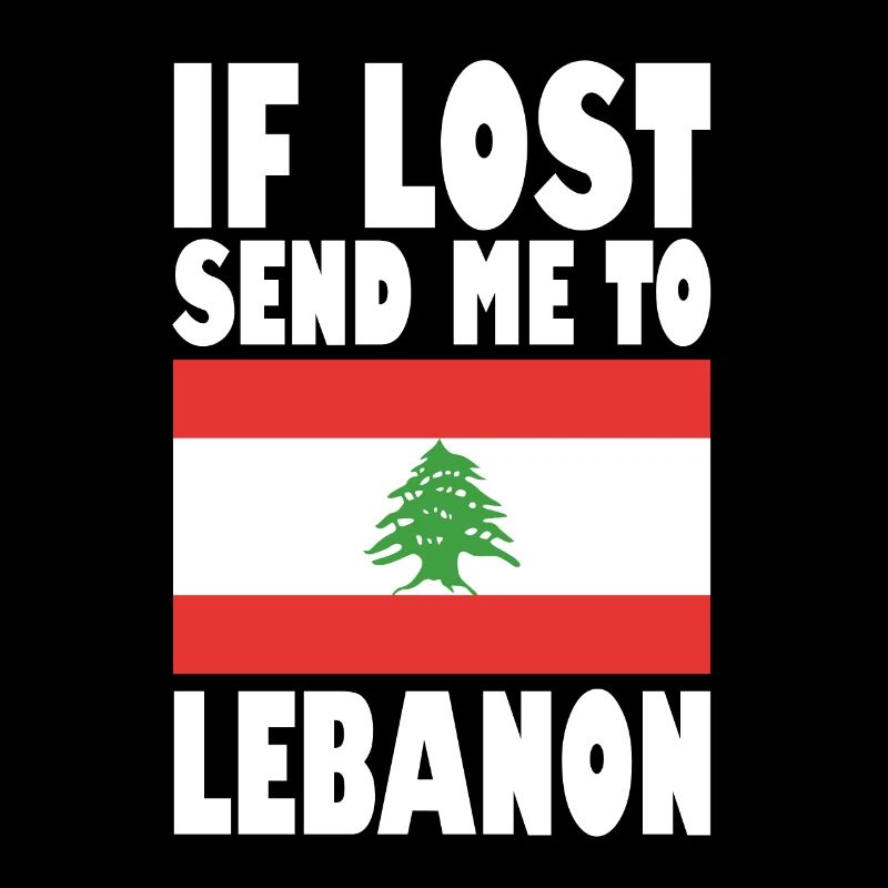 Libanon Flagge Spruch