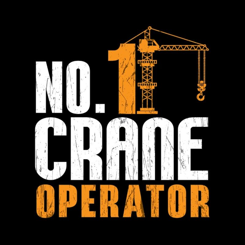 Grue Opérateur Construction Construction Profession Travail Cadeau