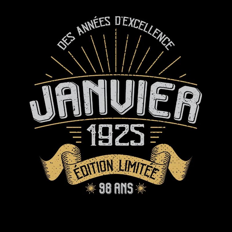 Des Années D'excellence Janvier 1925 98 Ans