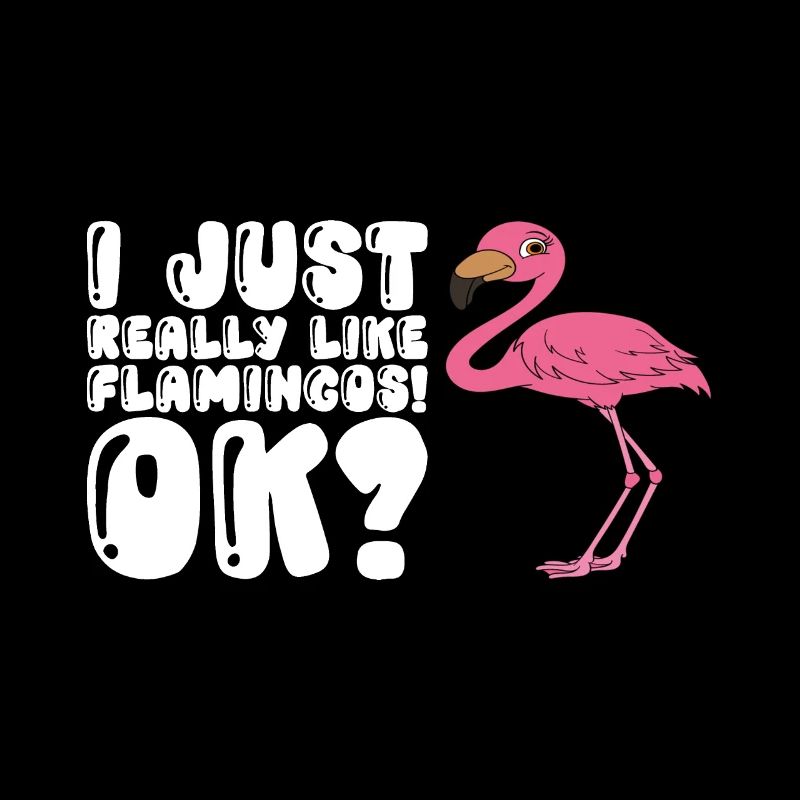 Funny flamingo graphics