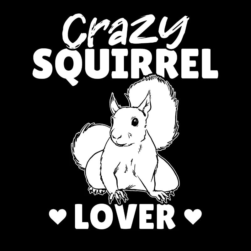 Crazy Squirrel Lover Écureuil, doux