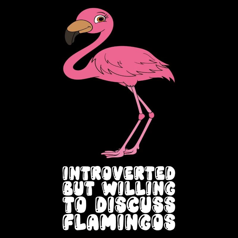 Funny flamingo graphics