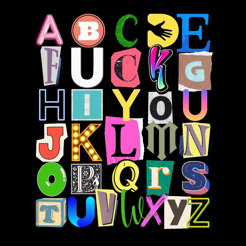 Alphabet and hidden message