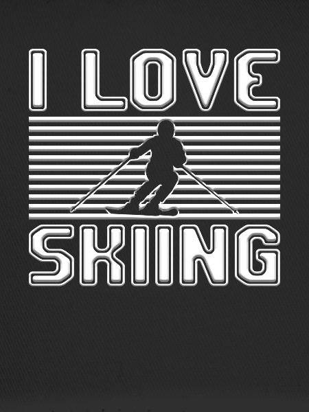 I love skiing