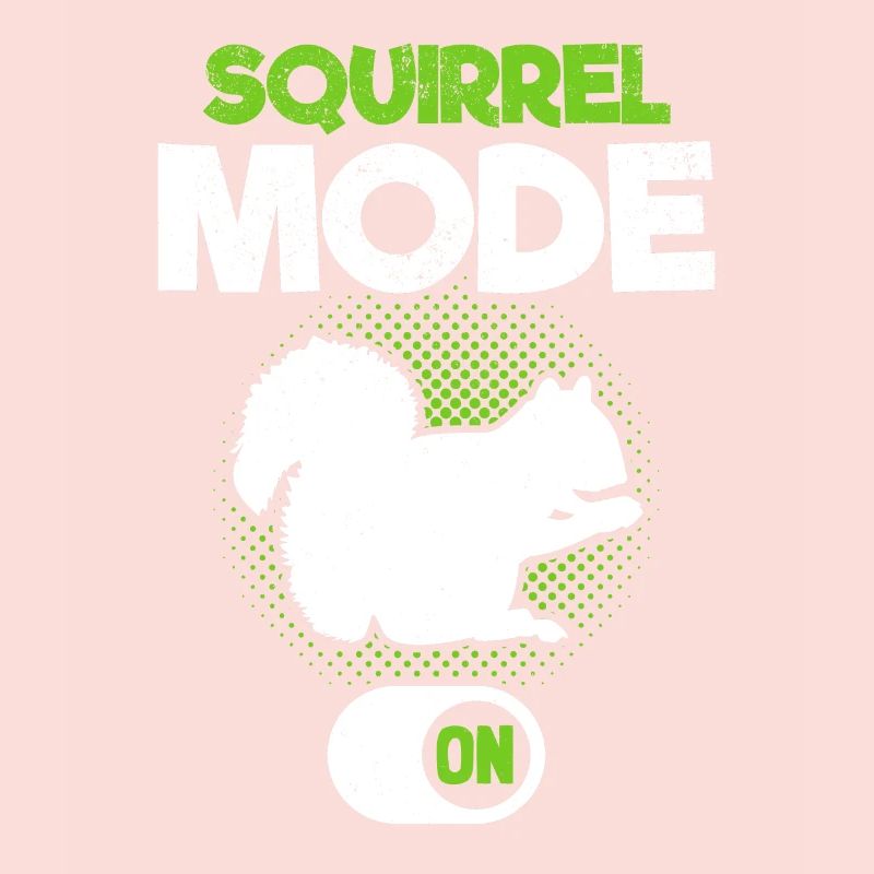 Eichhörnchen-Modus auf Eichhörnchen, lustiges