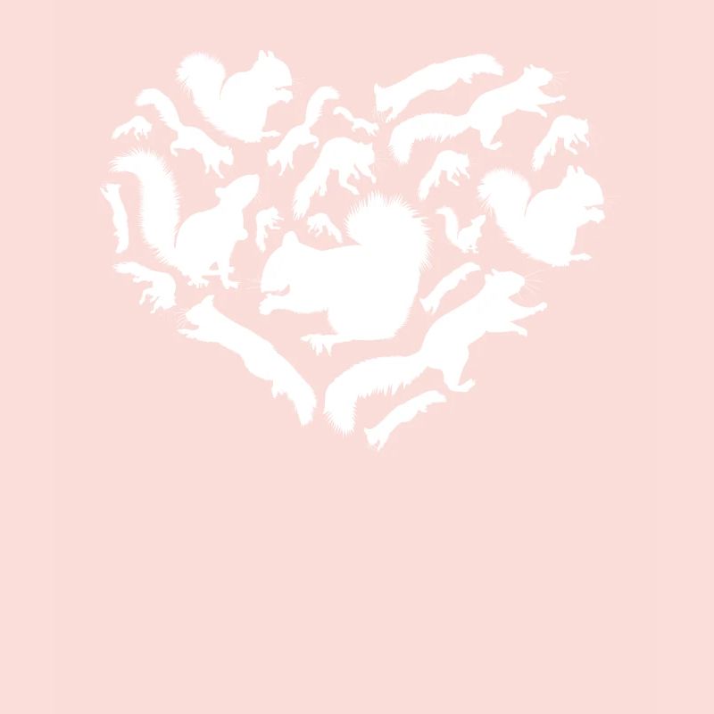 Cute squirrel heart, squirrel,