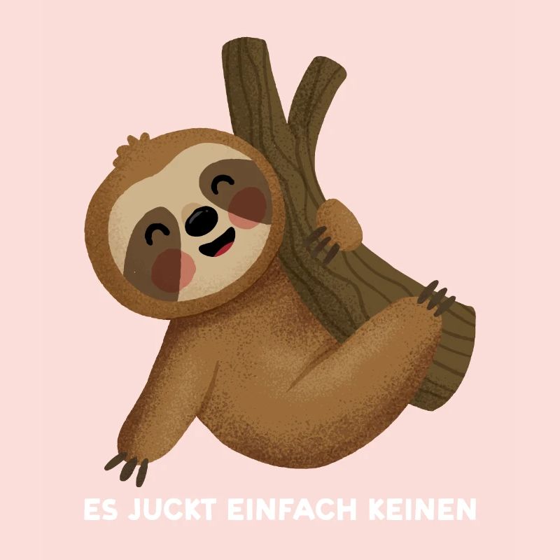 Faultier Sarkasmus Schwarzer Humor Geschenk