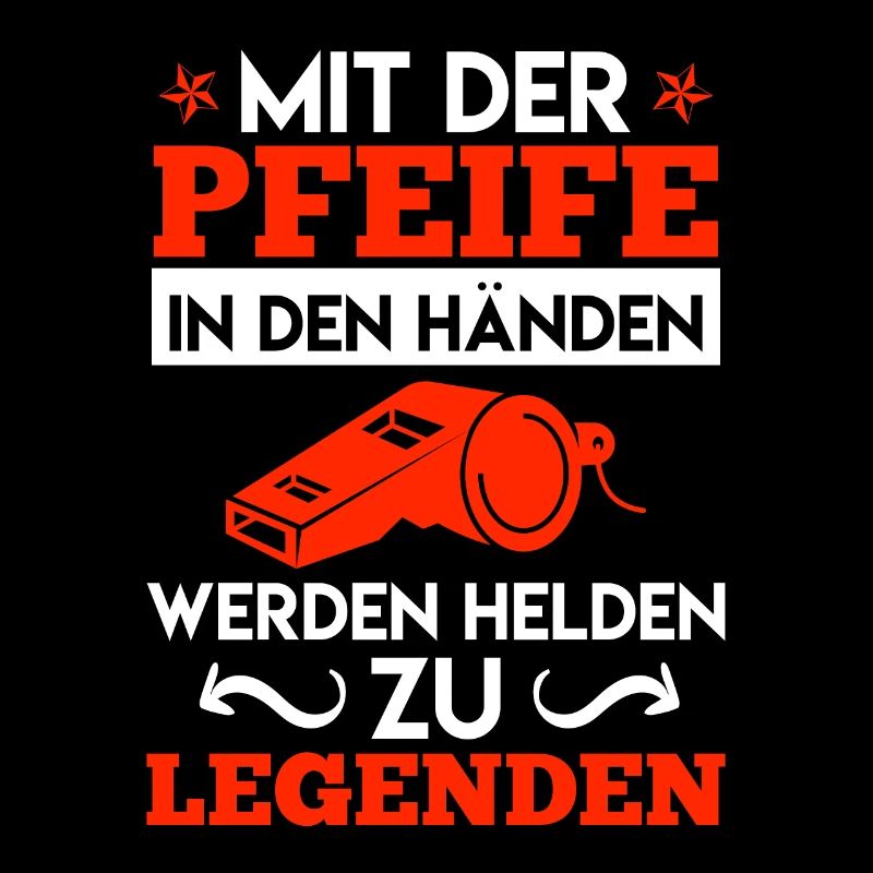 Mit der Pfeife in den Händen