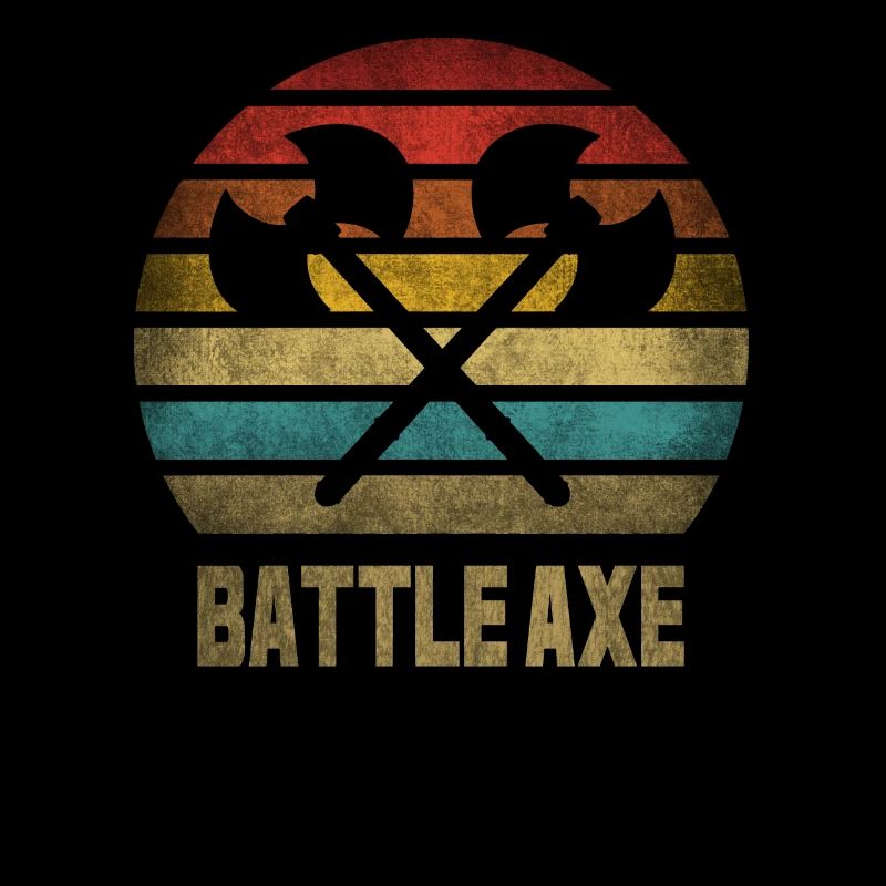 Battle Axe Weapon Retro Vintage