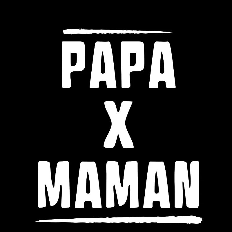 Papa X Maman bébé grossesse Annonce