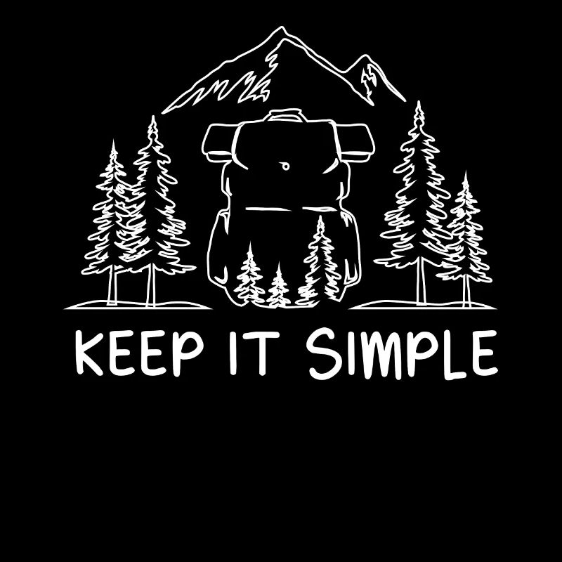 Keep It Simple Line Art Minimaliste