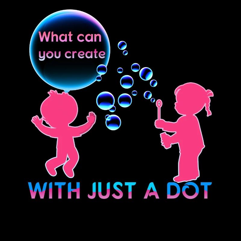 Create With Dot Kid Bubbles International Dot Day
