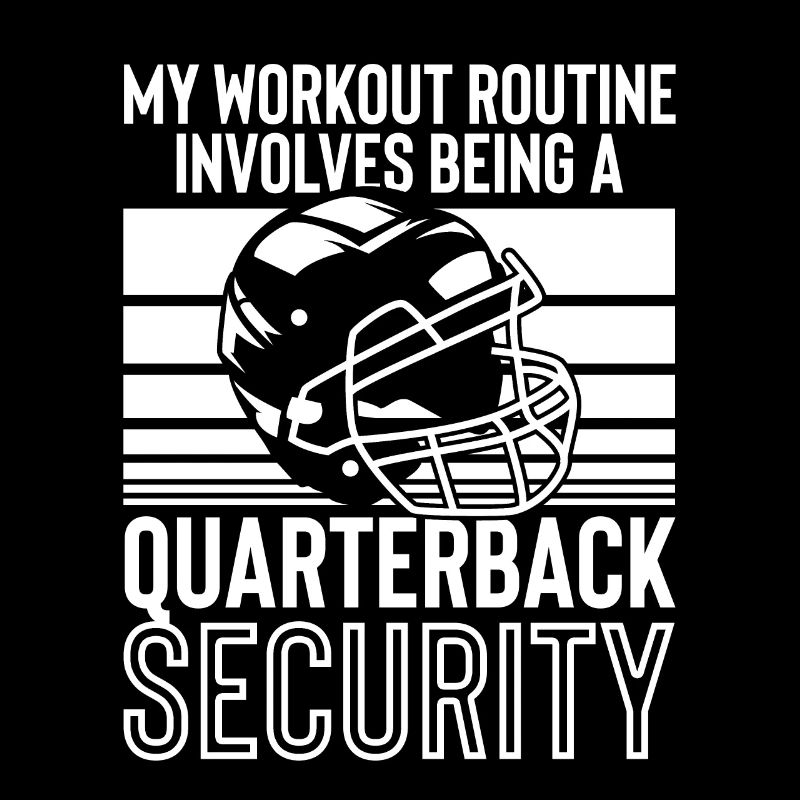 Fußball Quarterbacks Sicherheit Workout Routine