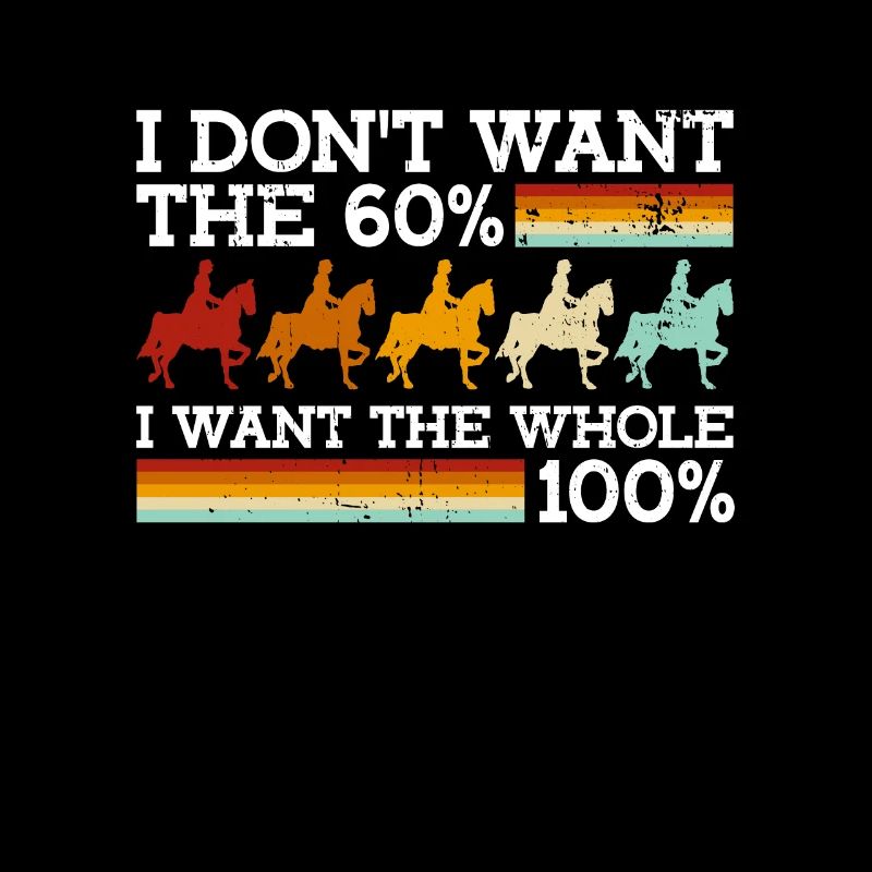 Ich will nicht die 60%, ich will die ganzen 100% -
