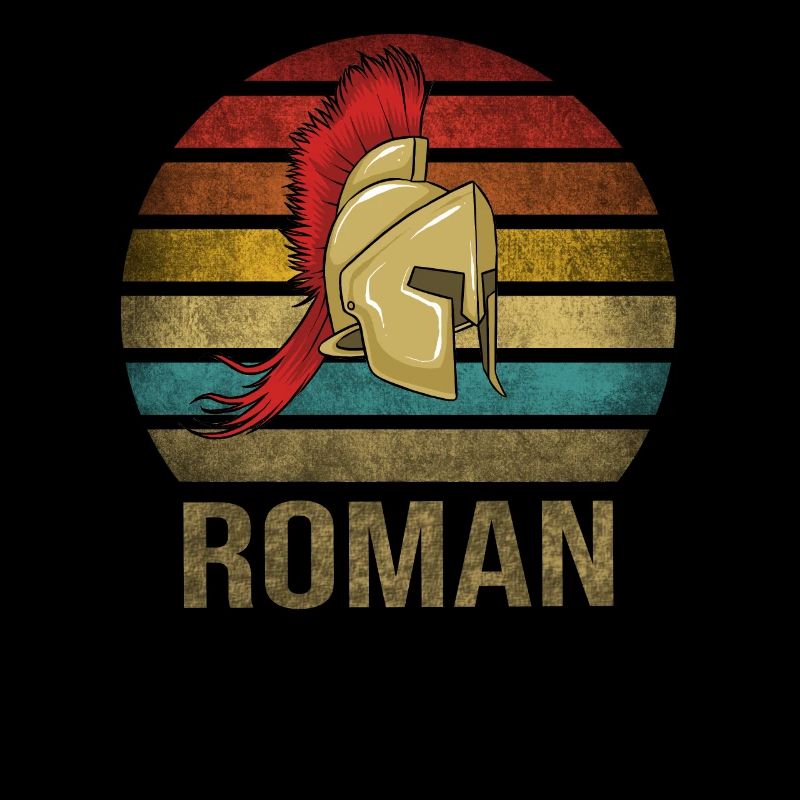 Plumed War Helmet Rome Sparta Retro Sunset