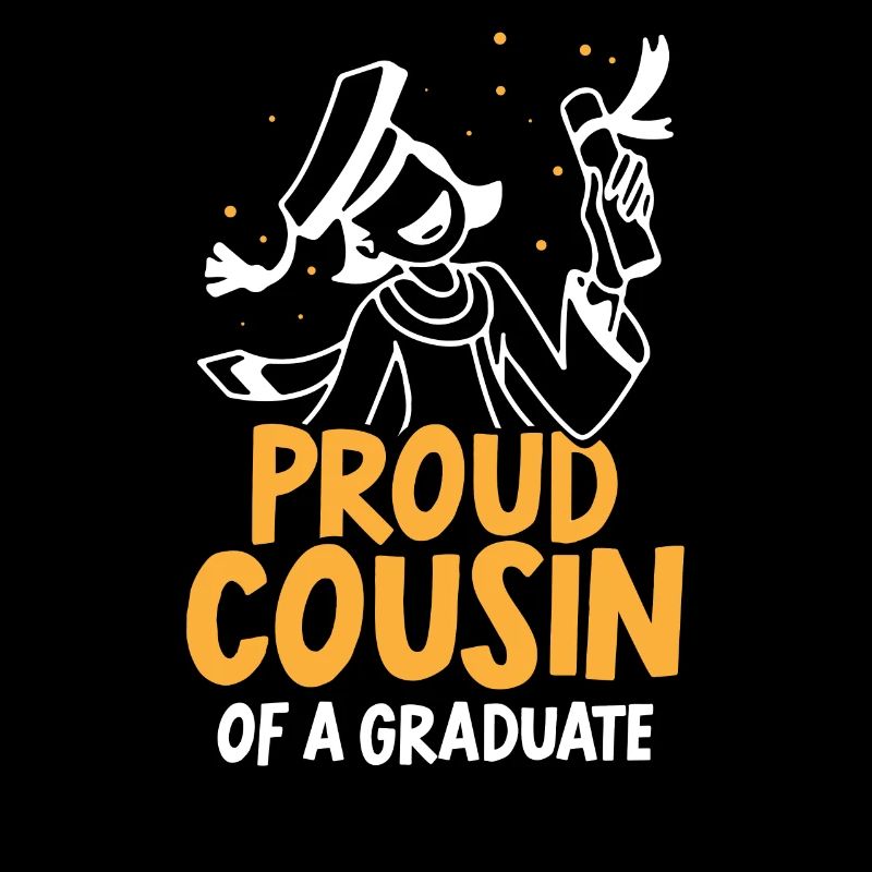 Fier cousin d’un diplômé diplômé